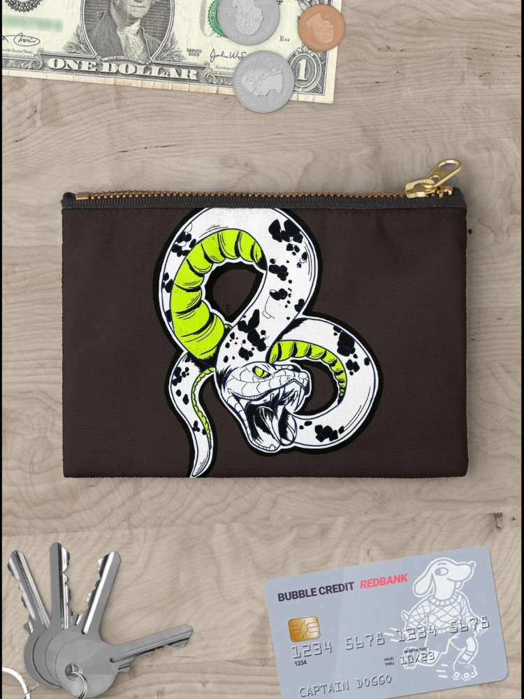Thumbnail 3 of 4, Zipper Pouch, Python designed and sold by e-grayline.
