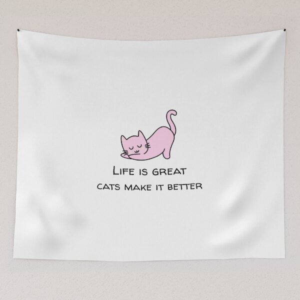 Item preview, Pink Kitten T-Shirtcats make life better- pink kitten  designed and sold by Danimols.