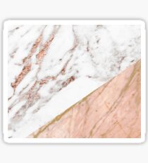 Rose gold marble blended Sticker