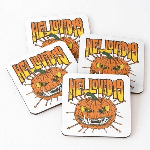 Item preview, halloween pumpkin design edition covid19  designed and sold by goboyart.