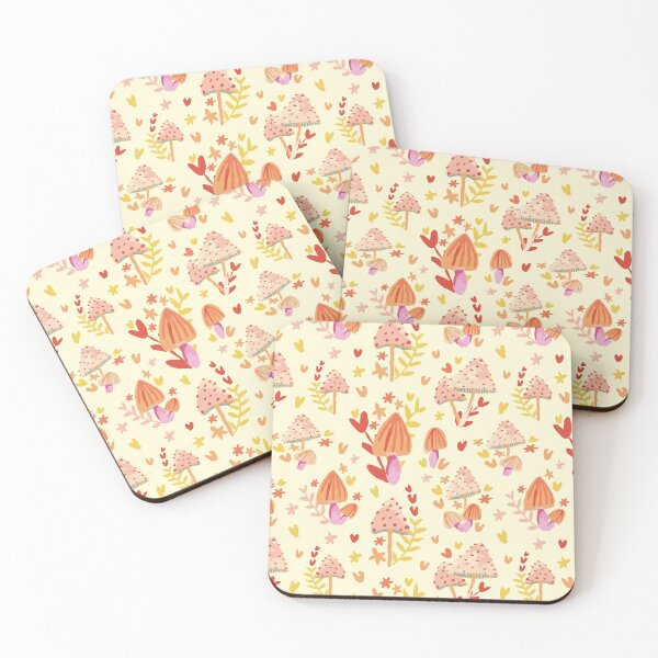 Item preview, Mushroom Love Pink designed and sold by stevie-kay.