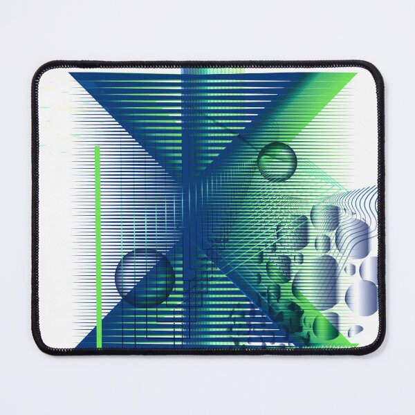 Item preview, Galaxy Space Geometric blue abstract designed and sold by Carolina Salazar.