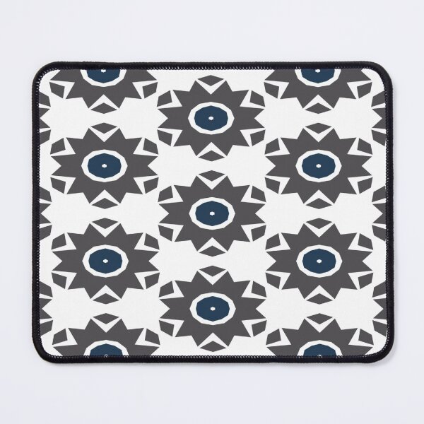 Item preview, Retro Blue and White Trellis Type Repeating Pattern designed and sold by Sheepherder120.