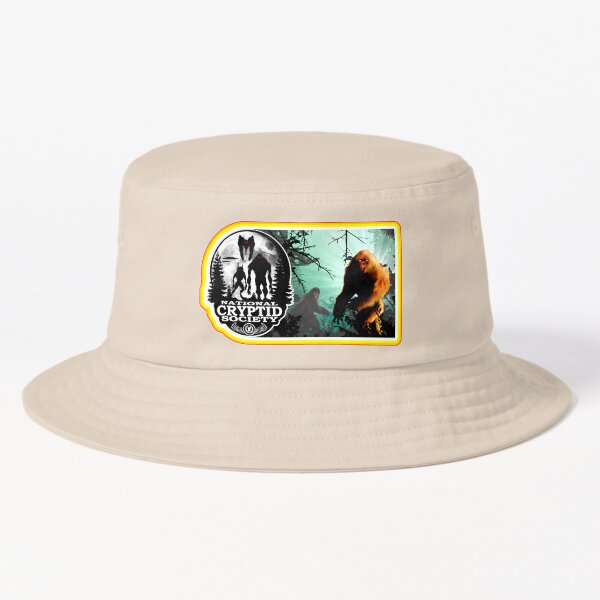 Bigfoot, Dogman, Mothman, UFO's; National Cryptid Society Bucket Hat