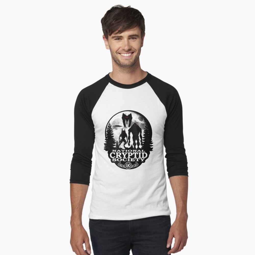 Item preview, Baseball ¾ Sleeve T-Shirt designed and sold by NationalCryptid.