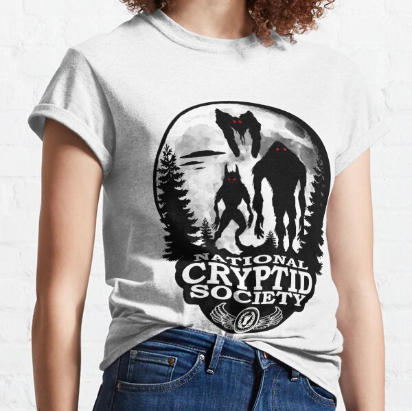 Bigfoot, Dogman, Mothman, UFO's; National Cryptid Society Classic T-Shirt