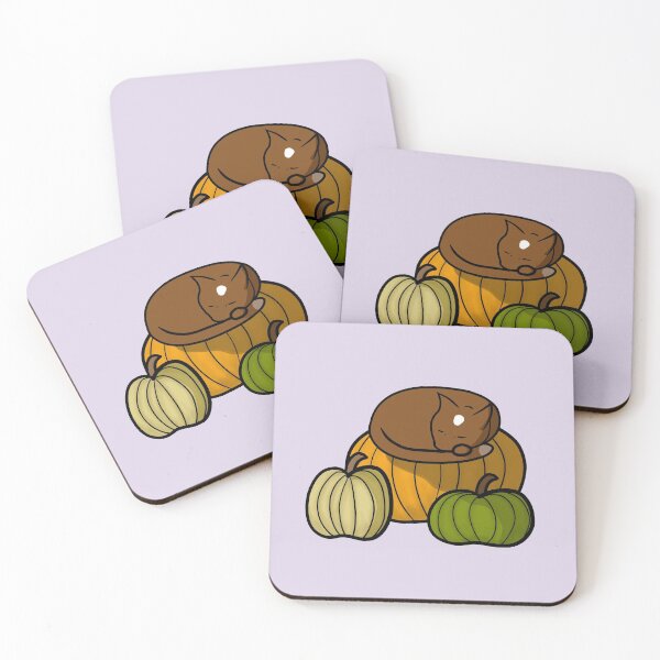Item preview, Cat Sleeping on Pumpkin Halloween Design designed and sold by nefoedddesigns.