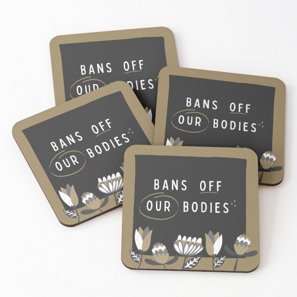 Item preview, Bans Off Our Bodies Flower Design Neutral designed and sold by wakingupvintage.
