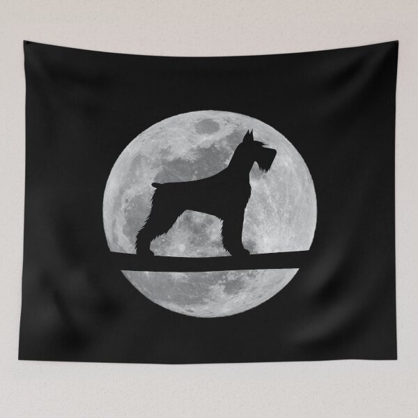 Item preview, Giant Schnauzer Dog Night Moon giant schnauzer Lover designed and sold by alaechamlal.