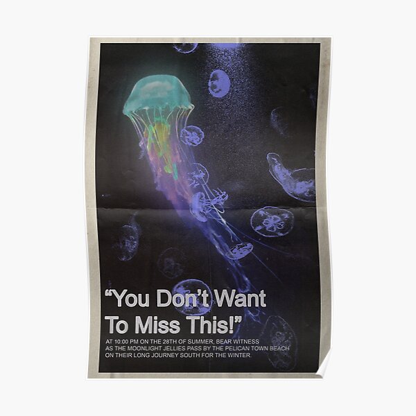 Danse de la publicité pour les gelées au clair de lune Poster