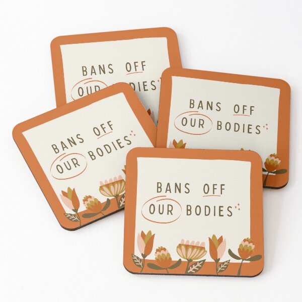 Item preview, Bans Off Our Bodies Flower Design Fall Colors designed and sold by wakingupvintage.