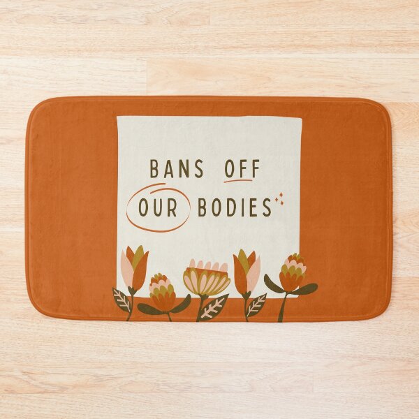 Item preview, Bans Off Our Bodies Flower Design Fall Colors designed and sold by wakingupvintage.