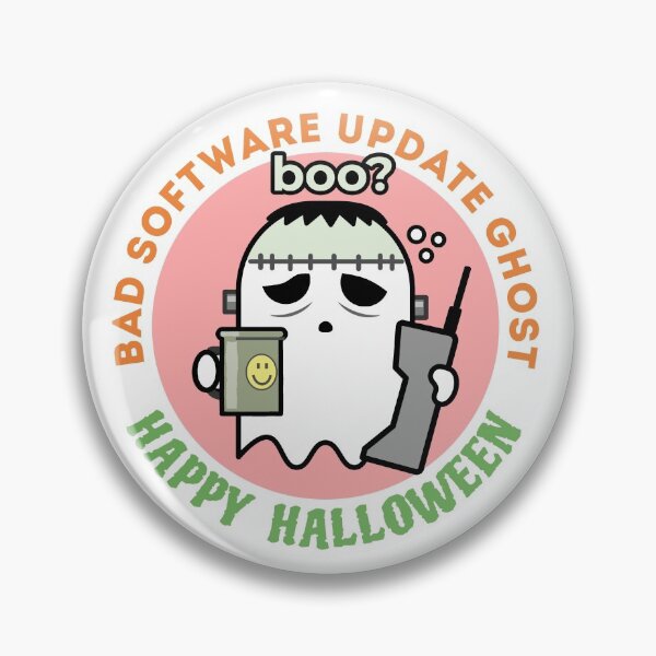 Item preview, Halloween Cute Ghost | Bad Software Update designed and sold by BoldTigerDesign.