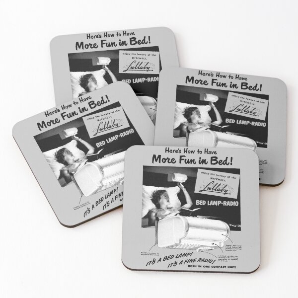Item preview, HOW TO HAVE MORE FUN IN BED! WITH A RADIO - ADVERT designed and sold by ThrowbackAds.