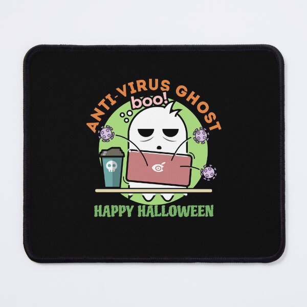 Item preview, Halloween Antivirus Cute Ghost Boo designed and sold by BoldTigerDesign.