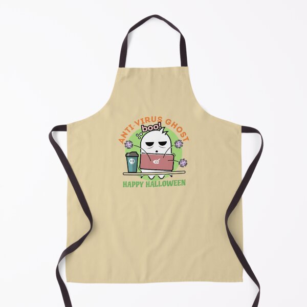 Item preview, Halloween Antivirus Cute Ghost Boo designed and sold by BoldTigerDesign.