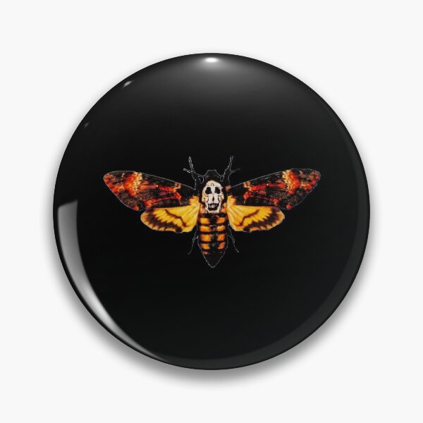 Item preview, Silence Of The Lambs Deaths Head Moth Sticker designed and sold by lattpag.