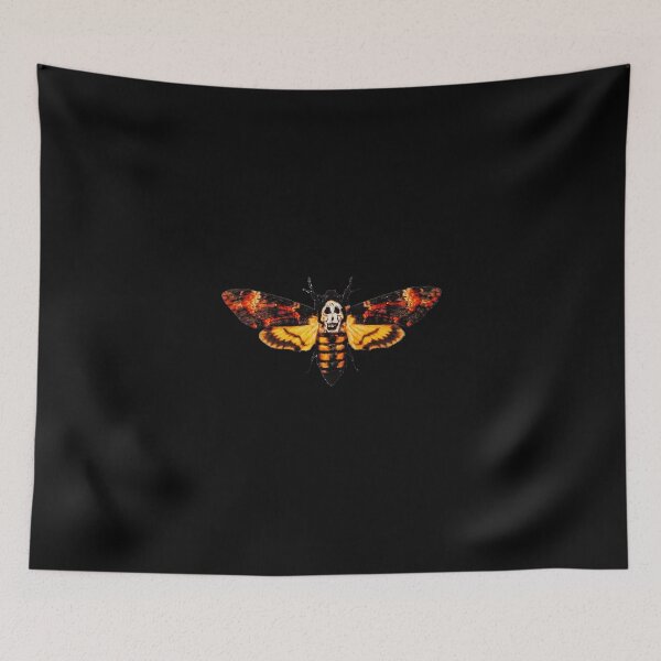 Item preview, Silence Of The Lambs Deaths Head Moth Sticker designed and sold by lattpag.