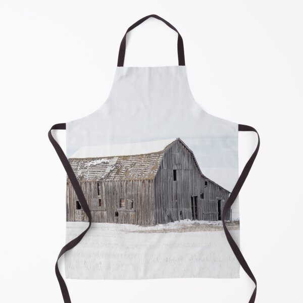 Item preview, Farm barn in winter designed and sold by Shawa Shop.