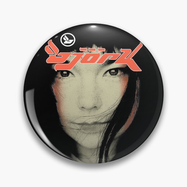 Item preview, Bjork Homogenic Vintage Face Photograph Logo (Orange) designed and sold by hypelaboratory.