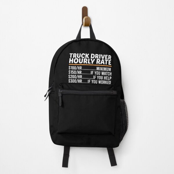 Item preview, Funny Truck Driver Hourly Rate designed and sold by ZOHANATION.