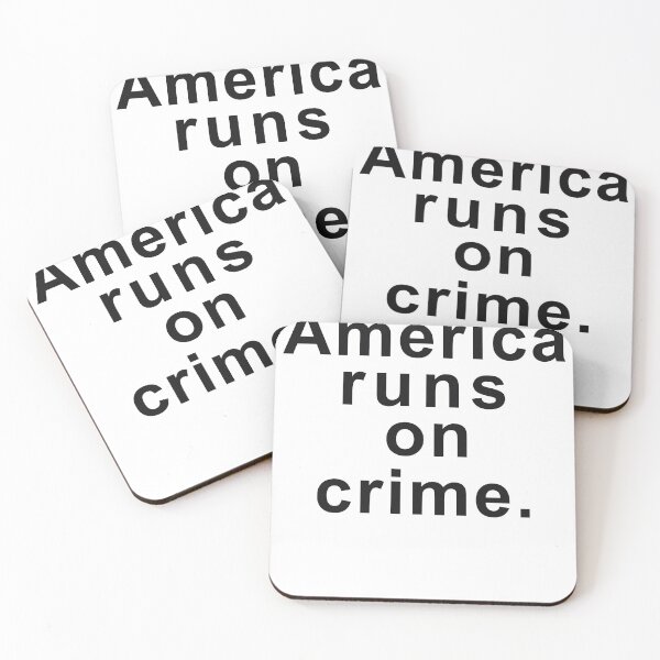 Item preview, America Runs On Crime designed and sold by Simoel12.