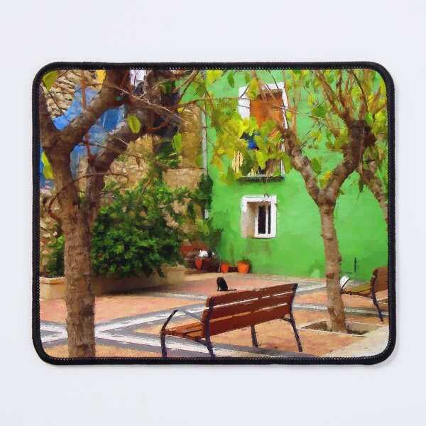 Item preview, Typical square of a Spanish town designed and sold by Luis J. de la Fuente.