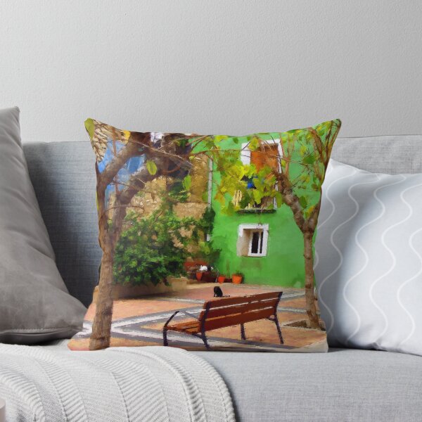 Item preview, Typical square of a Spanish town designed and sold by Luis J. de la Fuente.