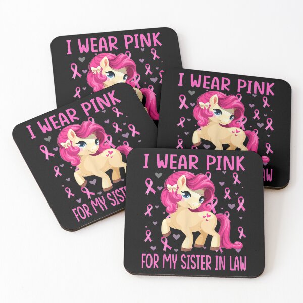 Item preview,  Wear Pink Sister Breast Cancer Unicorn designed and sold by suzanso.