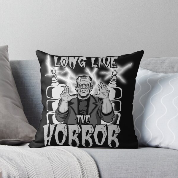 Artikelvorschau, Es lebe der Horror (Monster Schwarz und Weiß) entworfen und verkauft von RowdyPop.