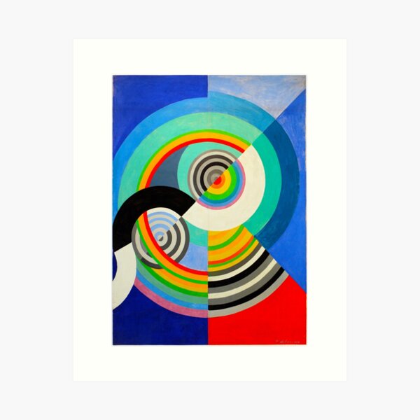 Item preview, ROBERT DELAUNAY HD - Rythme n°3, décoration pour le salon des Tuileries 1938 designed and sold by gologodesigns.