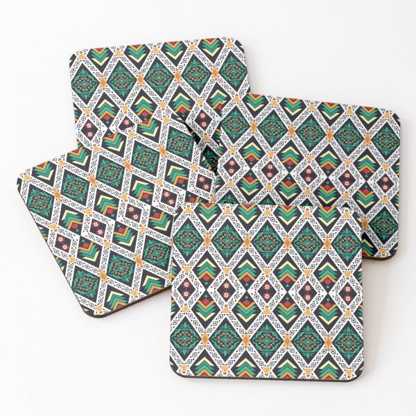Item preview, colorful ethnic geometric pattern designed and sold by GeomePattern.