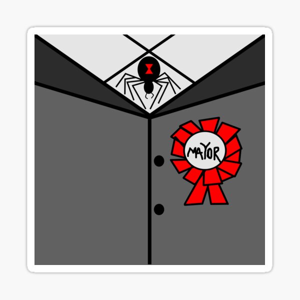"Mayor of Halloween Town" Suit Nightmare Before Christmas Halloween Sticker