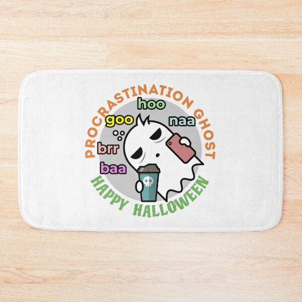 Item preview, Halloween Cute Ghost | Procrastinating designed and sold by BoldTigerDesign.