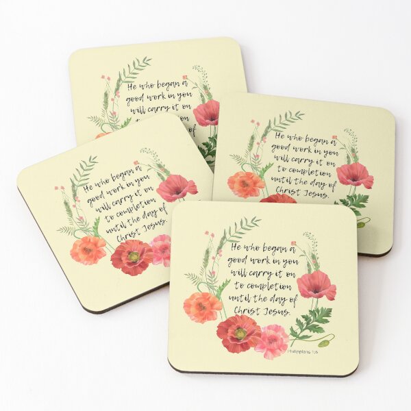 Item preview, Bible Verse Philippians 1:6 designed and sold by megmcghee.