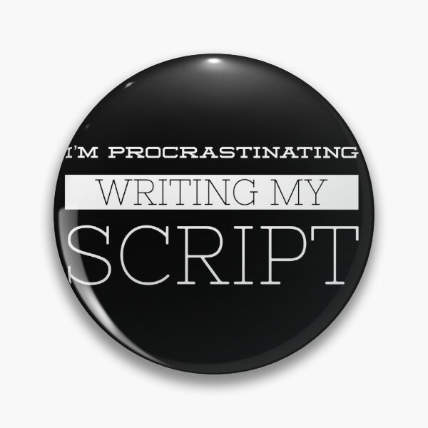 Item preview, Funny Screenwriter Procrastinating Gift designed and sold by TrndSttr.