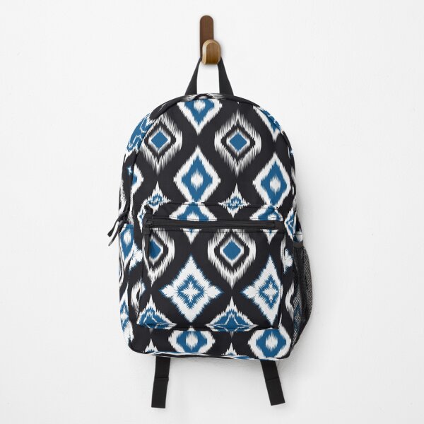 Item preview, Blue ethnic geometric pattern designed and sold by GeomePattern.