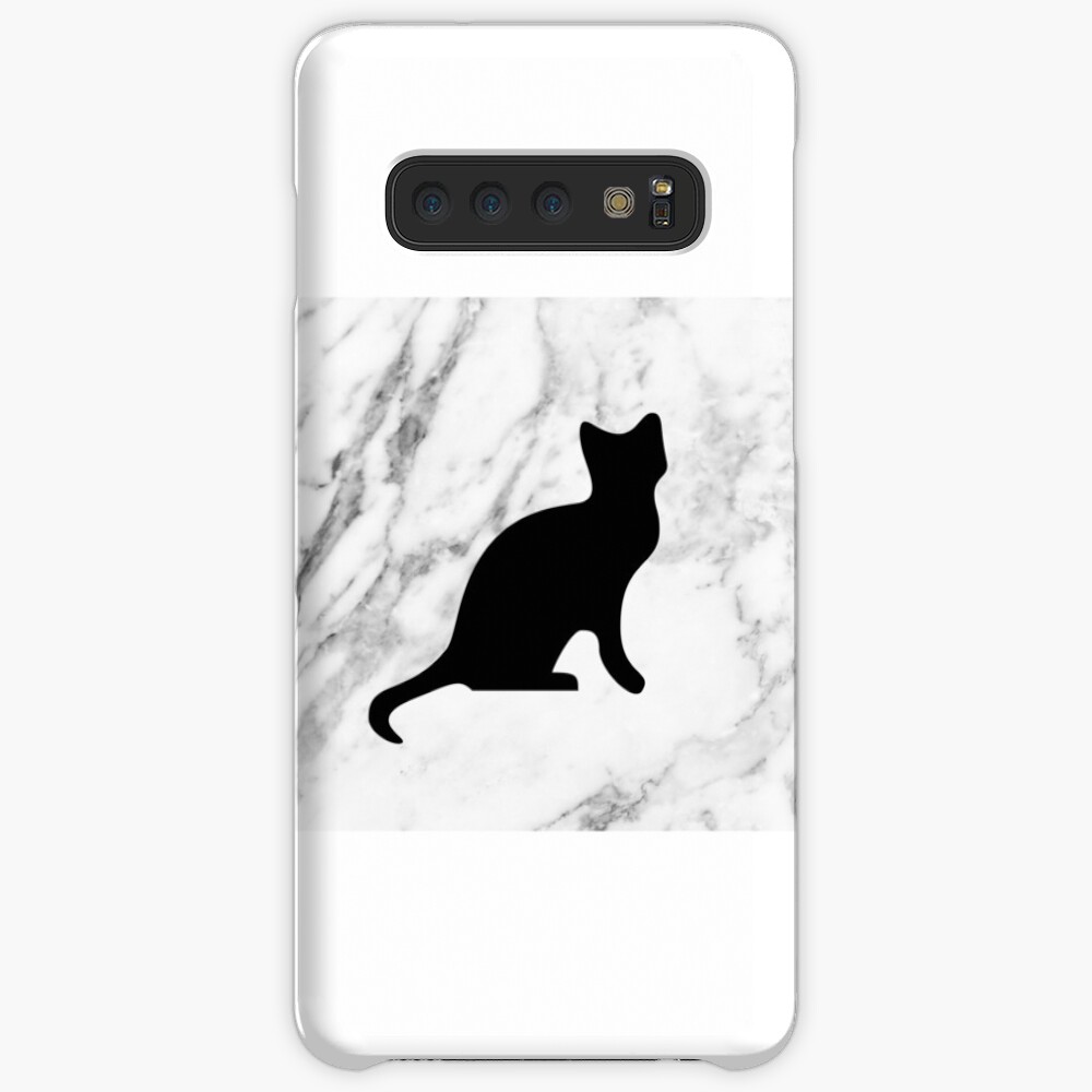 Cat on marble Case & Skin for Samsung Galaxy