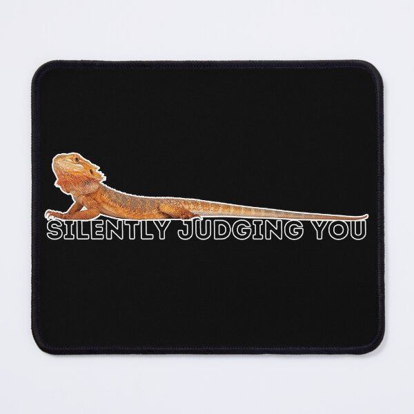 Item preview, Bearded Dragon Sarcasm Quote Silently Judging You designed and sold by Youpattern.