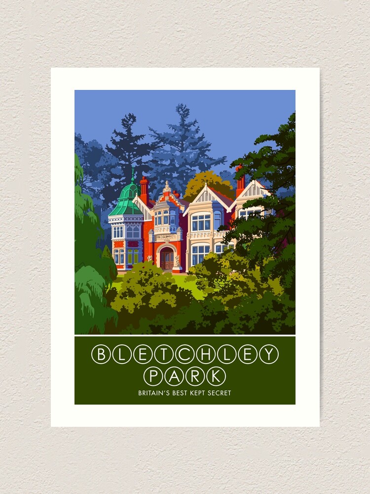 Bletchley Park Art Print By Smillership Redbubble