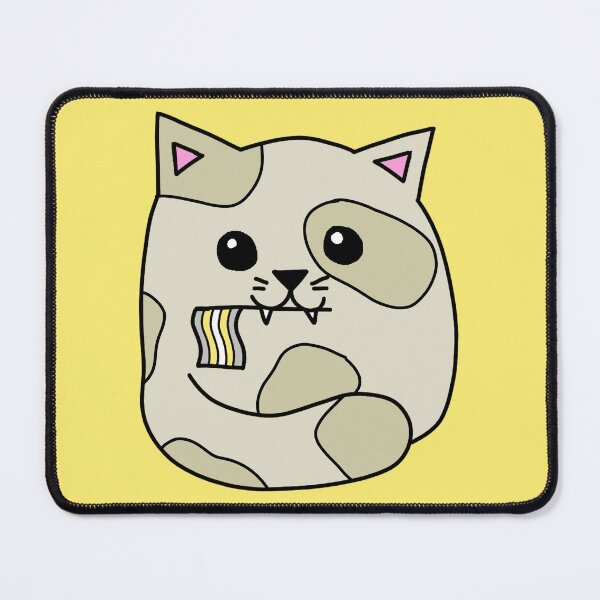 Item preview, demigender pride flag cat designed and sold by alisadesigns.