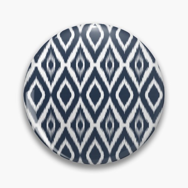 Item preview, White & Blue geometric pattern. designed and sold by GeomePattern.