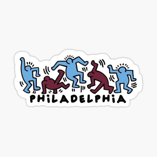 Philadelphia Sports Quad Sticker for Sale by designsbydif