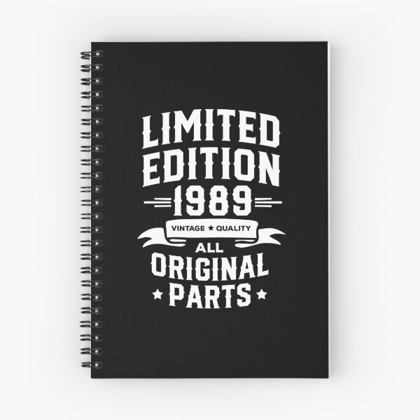 Item preview, 32nd Birthday T Shirt Born In 1989 Shirt Gift Present Limited Edition Year 1989 All Original Parts Funny 32 Years Old Tee designed and sold by aymob.