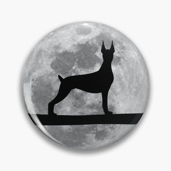 Item preview, Doberman Dog Night Moon doberman Lover designed and sold by alaechamlal.