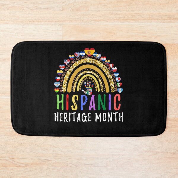 Item preview, National Hispanic Heritage month Rainbow All Countries Flags designed and sold by MoMasry.