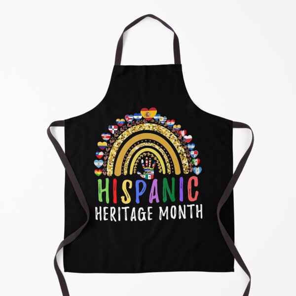 Item preview, National Hispanic Heritage month Rainbow All Countries Flags designed and sold by MoMasry.