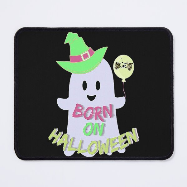 Item preview, Born on Spooky Halloween Lettering Spooky Halloween  Vintage Halloween, Kawaii Carved Pumpkin Vibes,Witches Brew And All Things Halloween designed and sold by Adri Barnard.