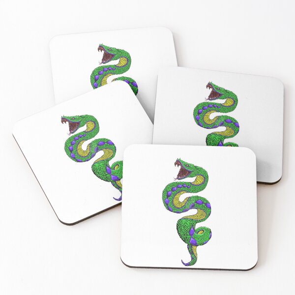 Item preview, A giant green snake, but it's artistically cute designed and sold by greengoodnich.