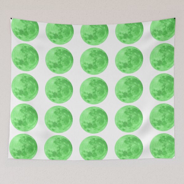 Item preview, Green verdant full moon lunar night designed and sold by HappywithBest.